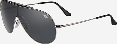 Ray-Ban Lunettes de soleil 'WINGS' en argent, Vue avec produit