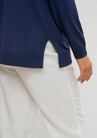 COMMA Strickjacke in Blau