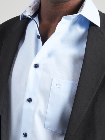 OLYMP Slim fit Zakelijk overhemd in Blauw