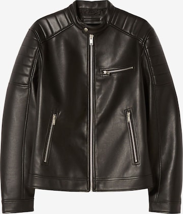 Veste mi-saison Bershka en noir : devant