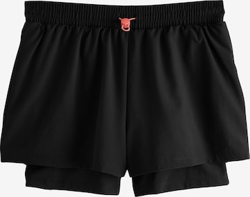 Pantaloni de la Next pe negru: față