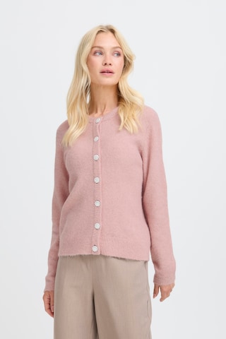 b.young Strickjacke 'MMINNA' in Pink: Vorderseite