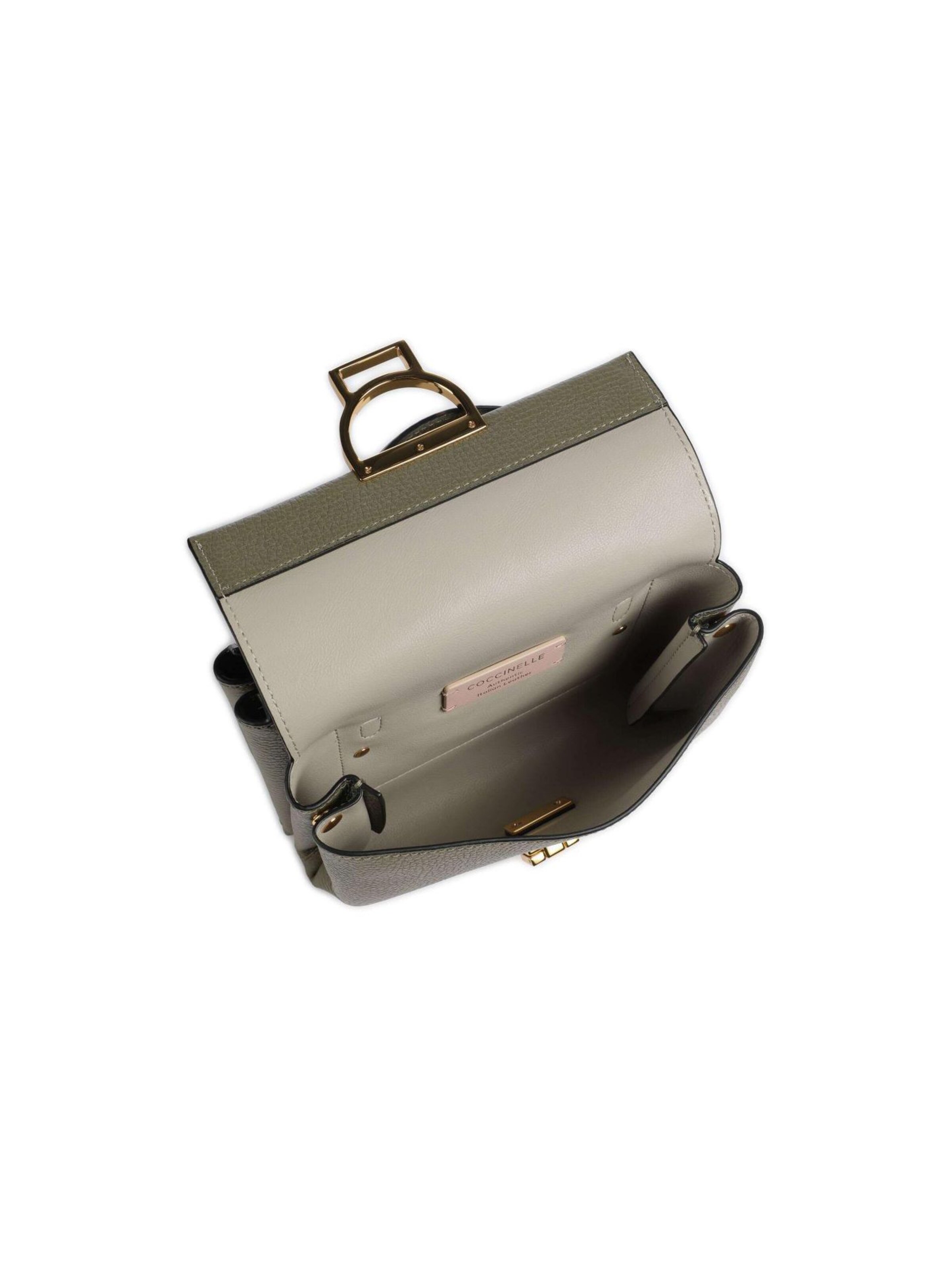 Coccinelle Umhängetasche 'Arlettis Handbag Grained Leather'‌‌‌‌‌‌‌‌‌ in Grün