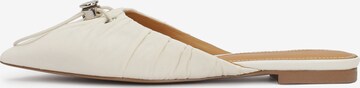 Kazar Studio Mules in Beige: front