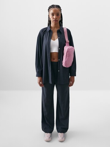 juoda NIKE Plačios klešnės Sportinės kelnės '24.7'