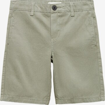 MANGO KIDS Regular Broek 'BELICE' in Groen: voorkant