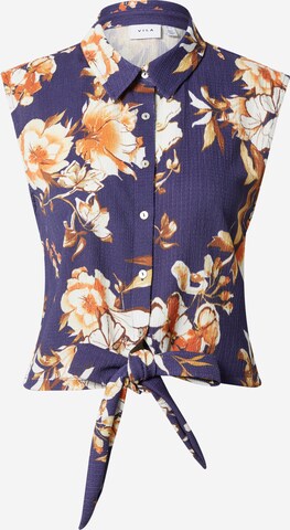 VILA Blouse 'SOPA' in Blue: front