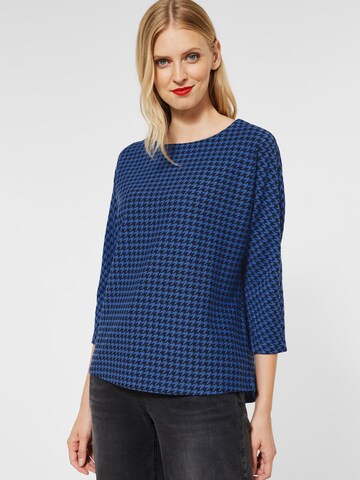 STREET ONE Shirt in Blauw: voorkant