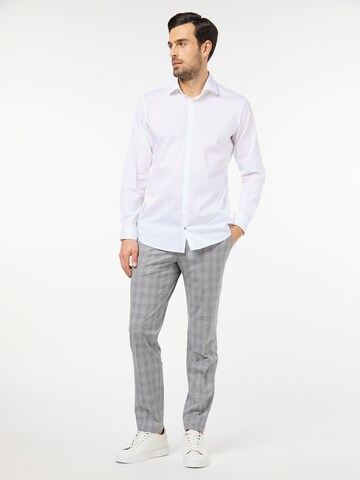 PIERRE CARDIN Slim fit Business Shirt 'Futureflex' in White