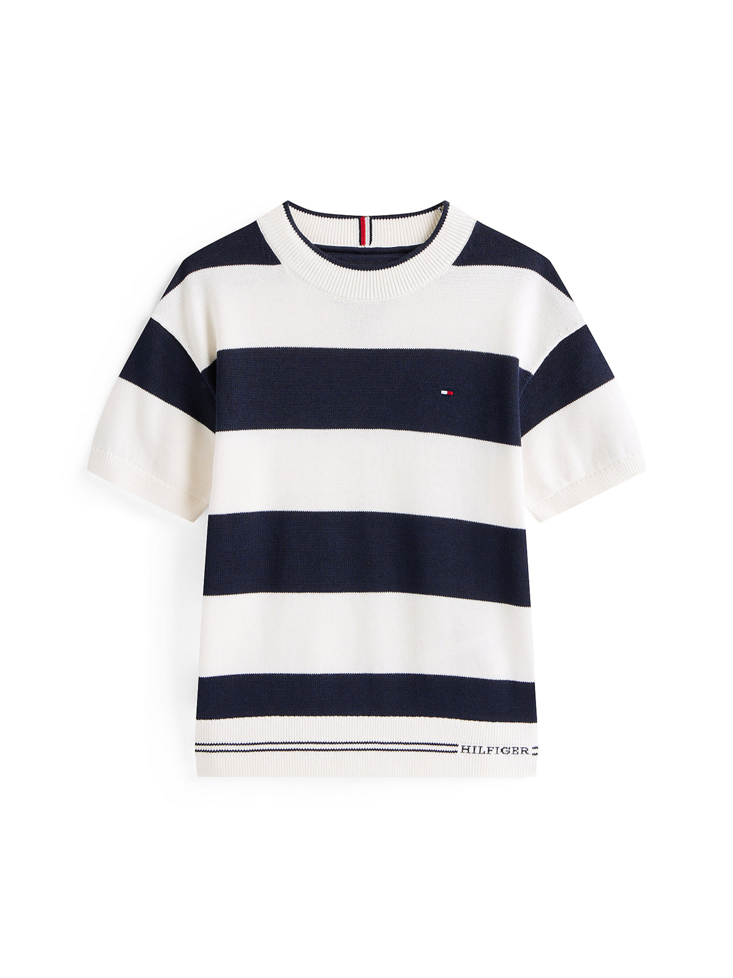 T-Shirt TOMMY HILFIGER en blanc : devant