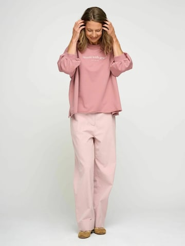moshi moshi mind Sweatshirt 'Mantra' in Roze