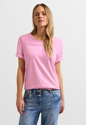 T-shirt CECIL en rose : devant
