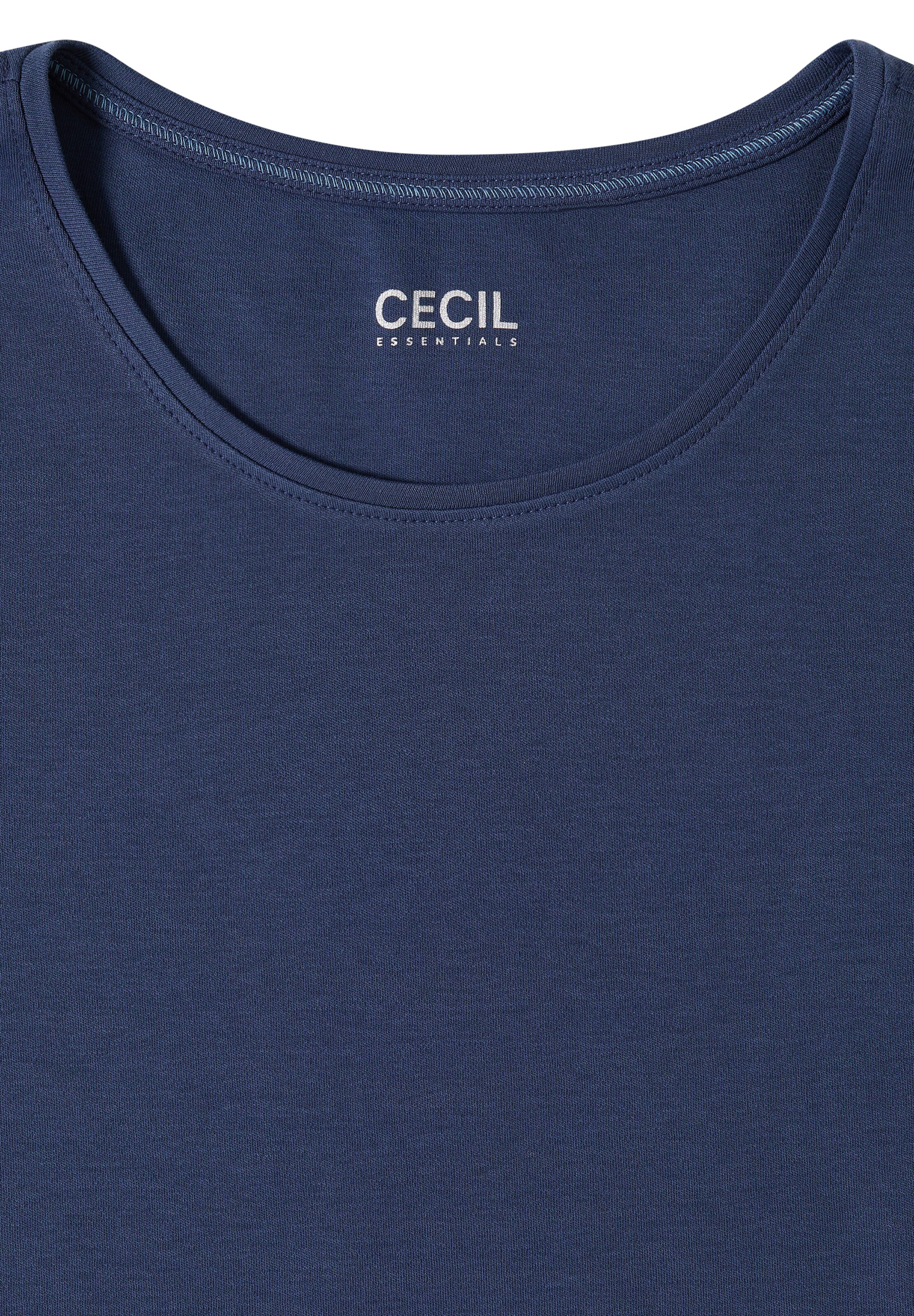 CECIL Kurzarmshirt in Blau
