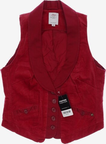 s.Oliver Vest in M in Red: front