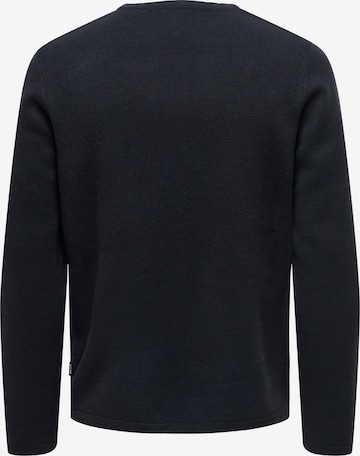 Only & Sons Sweater 'XMAS' in Blue