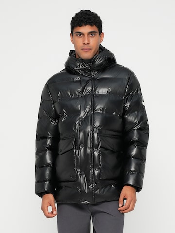 juoda Karl Lagerfeld Žieminė striukė: priekis