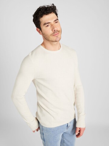 rag & bone - Pullover 'MARTIN' em bege: frente