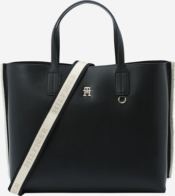 TOMMY HILFIGER Shopper 'Iconic' in Zwart: voorkant