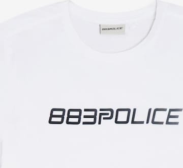 Maglietta 'Trulla' di 883Police in bianco: frontale