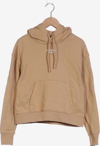 Calvin Klein Jeans Kapuzenpullover XXS in Beige: predná strana