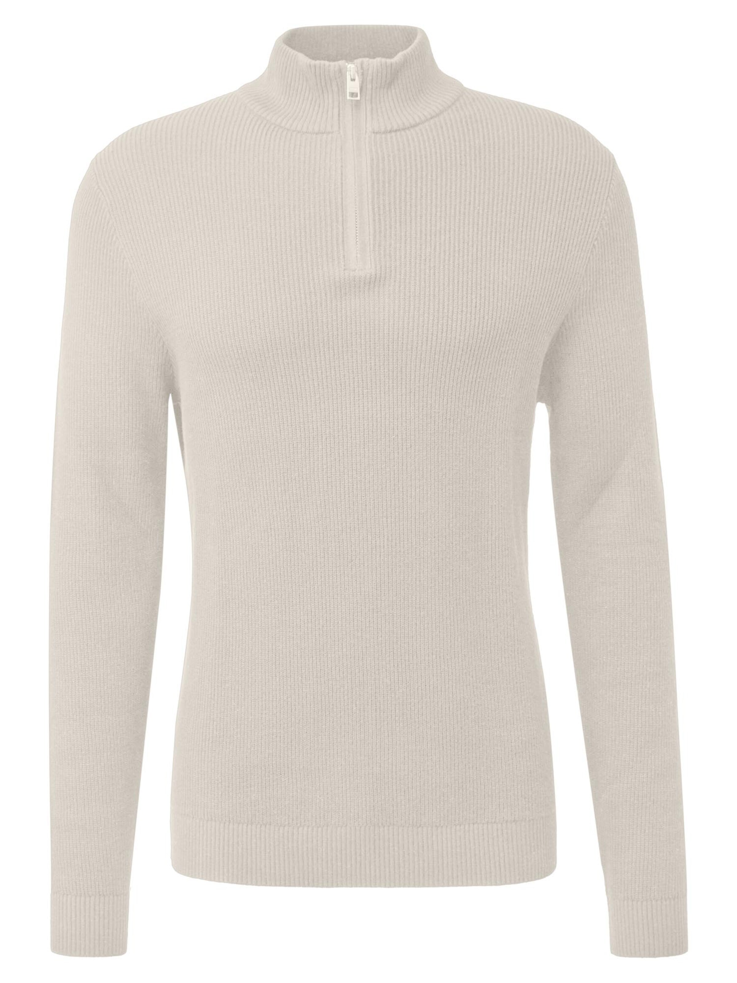 s.Oliver Pullover 'Basic'‌‌‌‌‌‌ in Weiß: Vorderseite