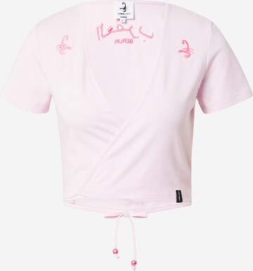 T-shirt 'Tara' VIERVIER en rose : devant