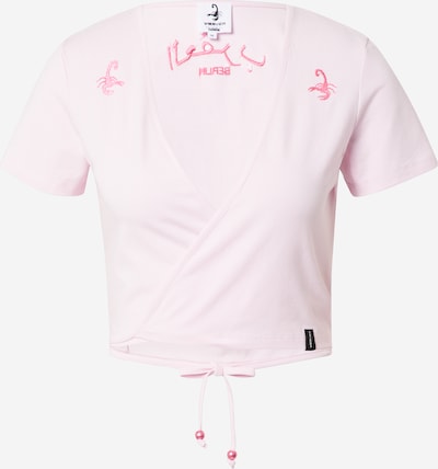 Tricou 'Tara' VIERVIER pe roz, Vizualizare produs