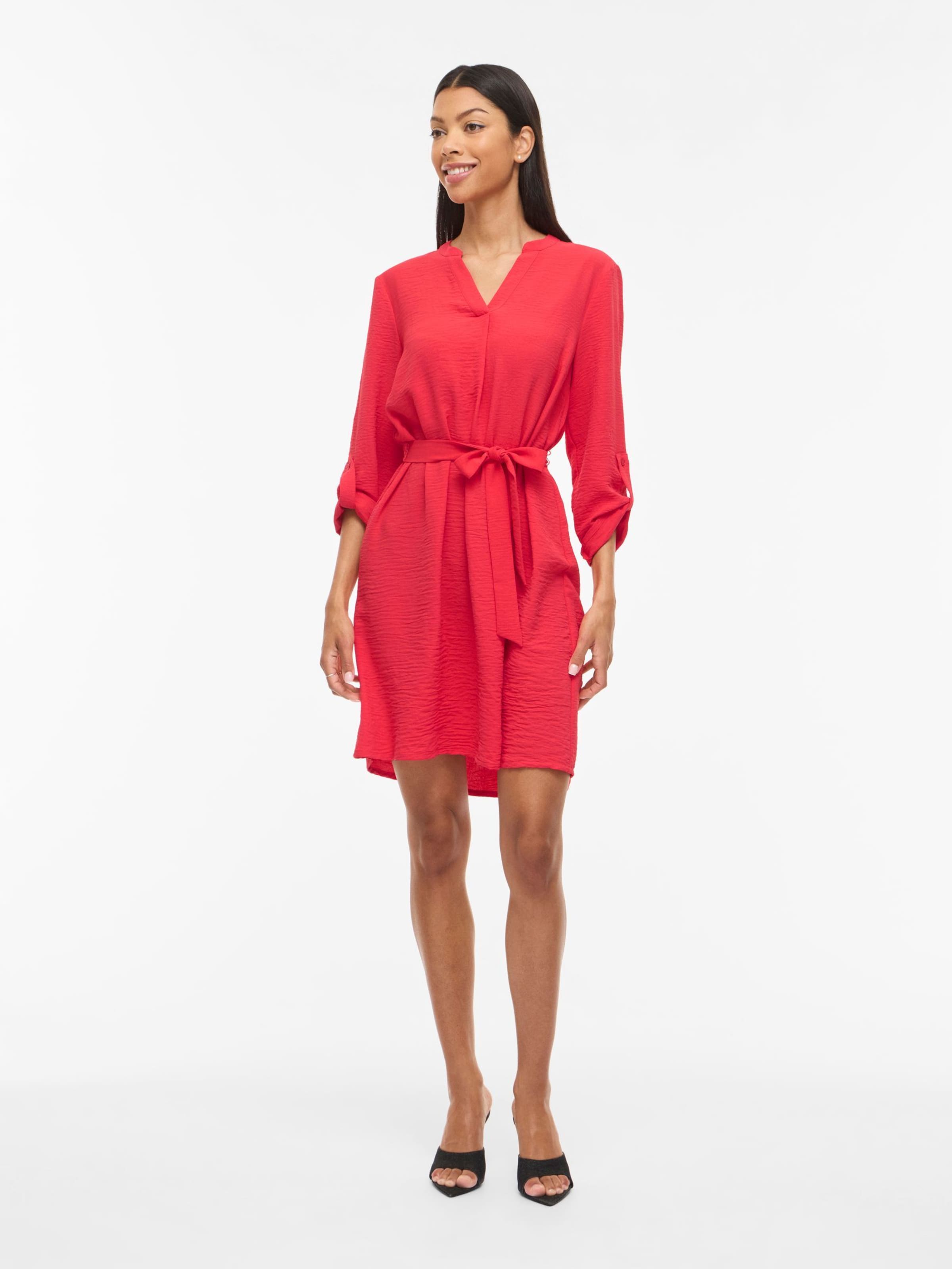 Abito 'VIJOSA' di VILA in rosso: frontale