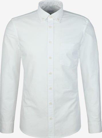 SEIDENSTICKER Comfort Fit Hemd 'Schwarze Rose' in Weiß: Vorderseite