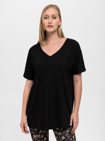 T-shirt Anou Anou en noir : devant