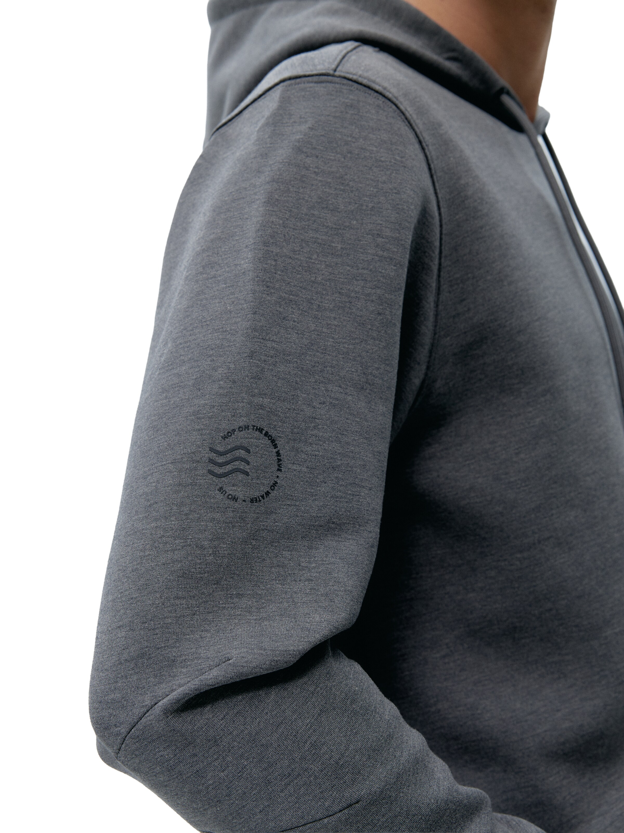 Born Living Yoga Sports sweatshirt ' Marion ' in Grey