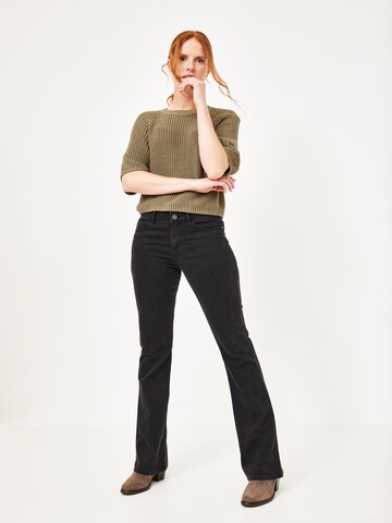 PADDOCKS Boot cut Jeans 'Jane' in Black