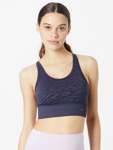 Marika Bustier Sport-BH 'KAYLA' in Blau: Vorderseite
