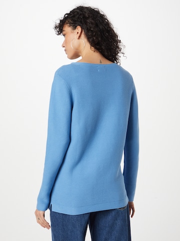 TOM TAILOR Sweater 'New Ottoman' in Blue