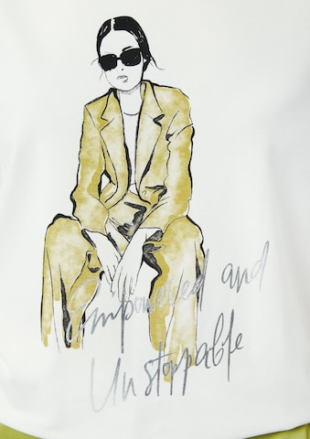 COMMA T-Shirt in Weiß