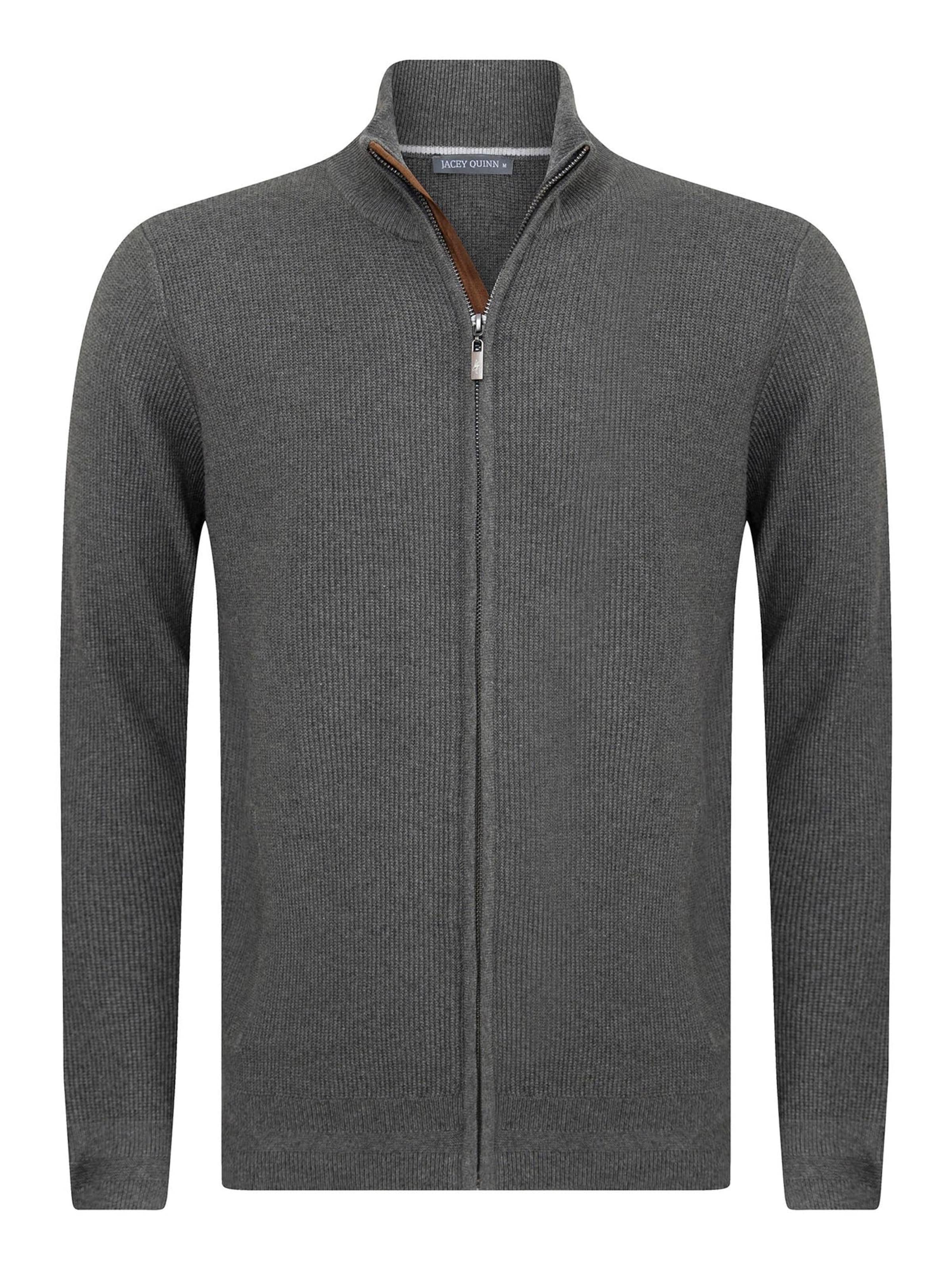 Jacey Quinn Kofta i grå: framsida