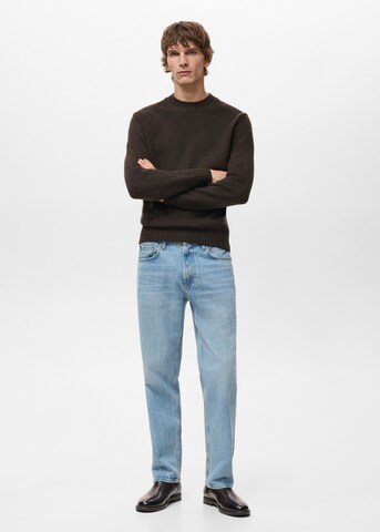 MANGO MAN Sweater 'lory' in Brown