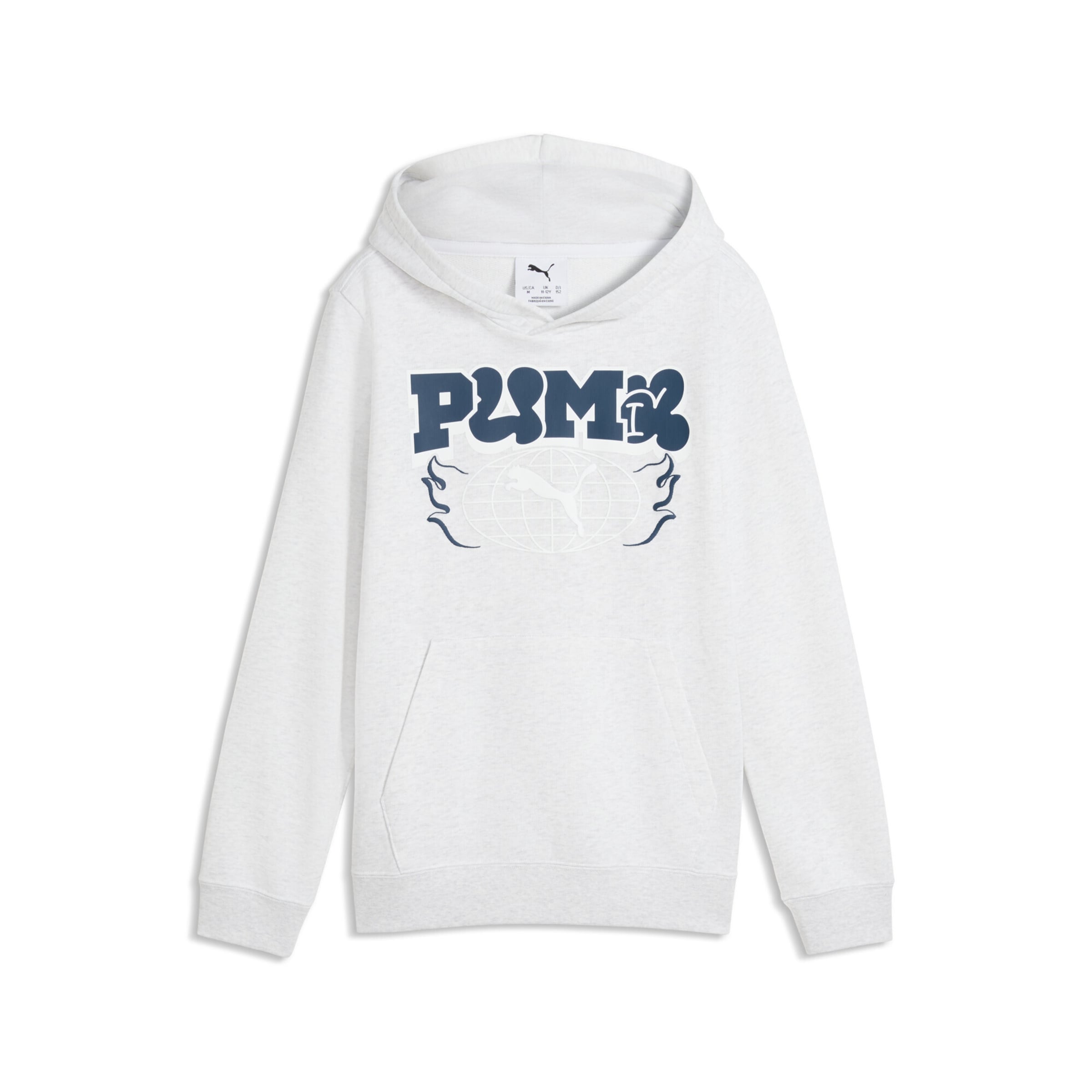 PUMA Sportief sweatshirt in Wit: voorkant