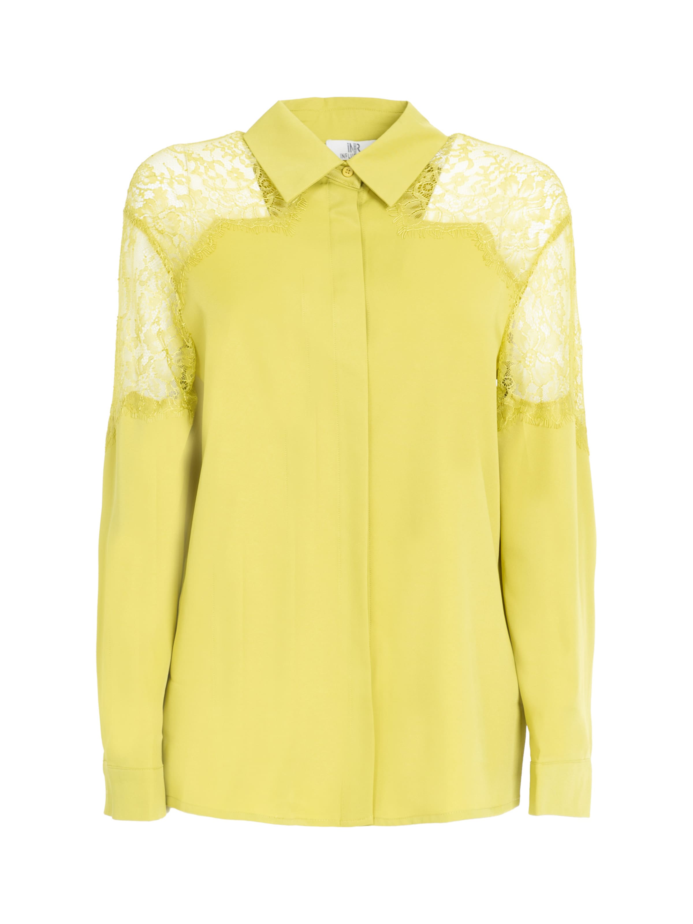 Influencer Блузка в Желтый: спереди