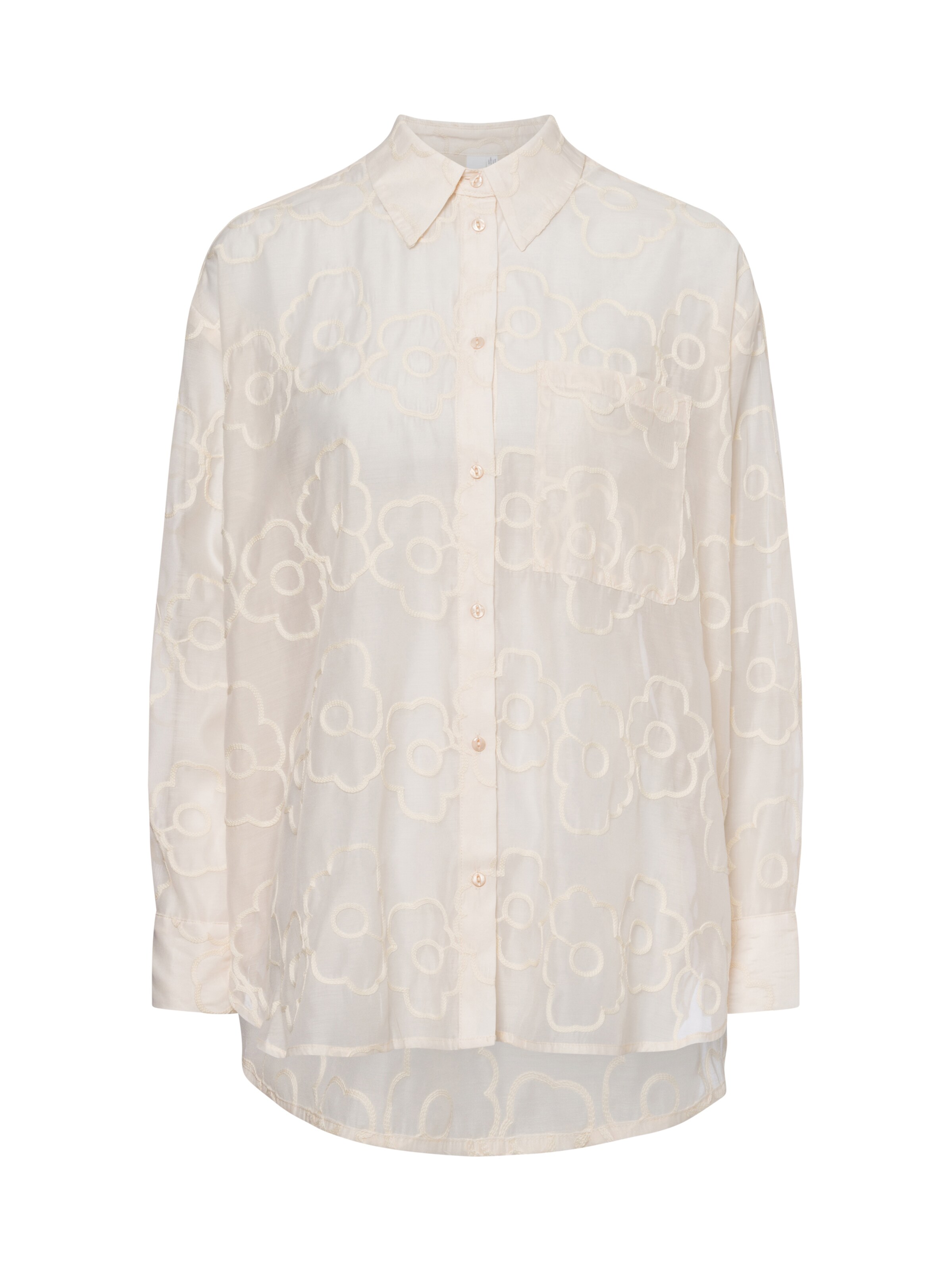 YAS Bluse 'YASFlorina' in Beige: Vorderseite