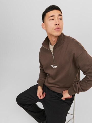 Felpa 'JORVesterbro' di JACK & JONES in marrone