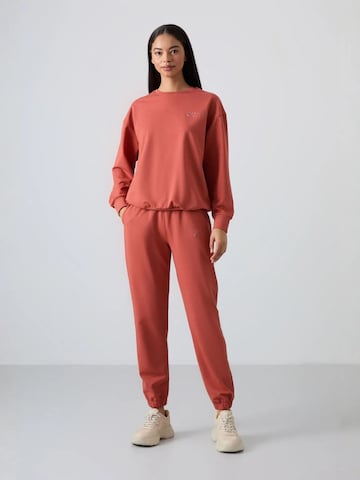 Tommy Life - Fato de jogging em vermelho: frente