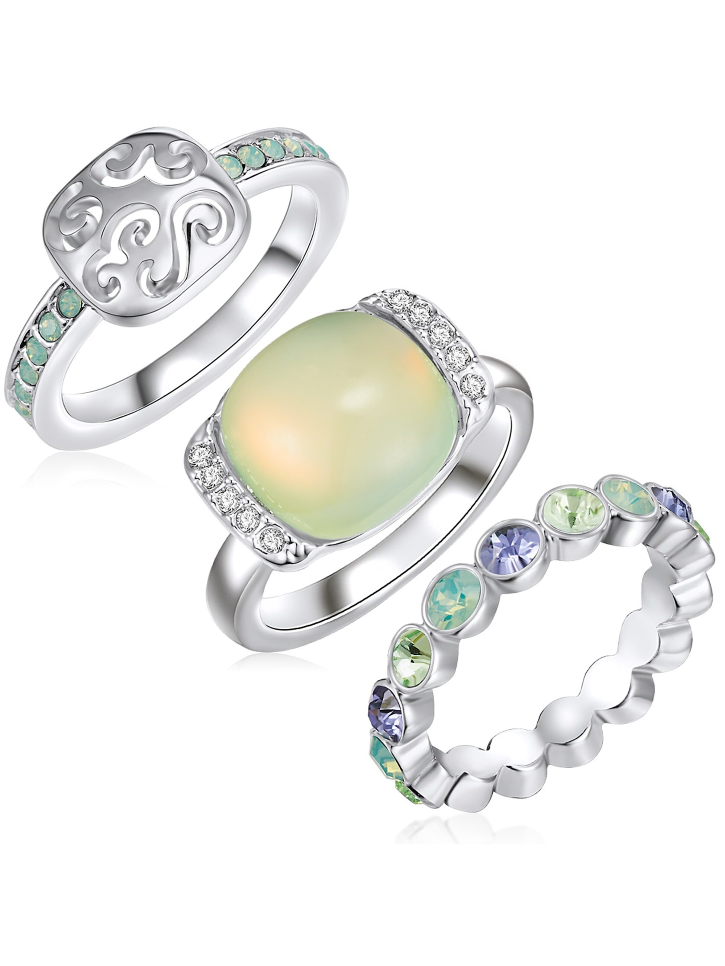 Lulu & Jane Ring in Silver: front