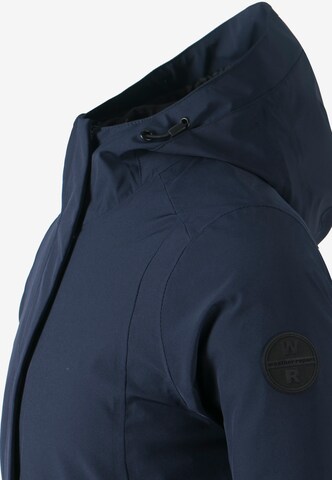 Weather Report Outdoor Coat 'CANDIS W Long W-PRO 15000' in Blue