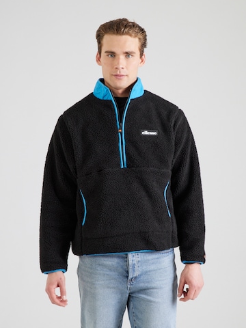 ELLESSE Fleecejacke 'Maracuta' in Schwarz: Vorderseite