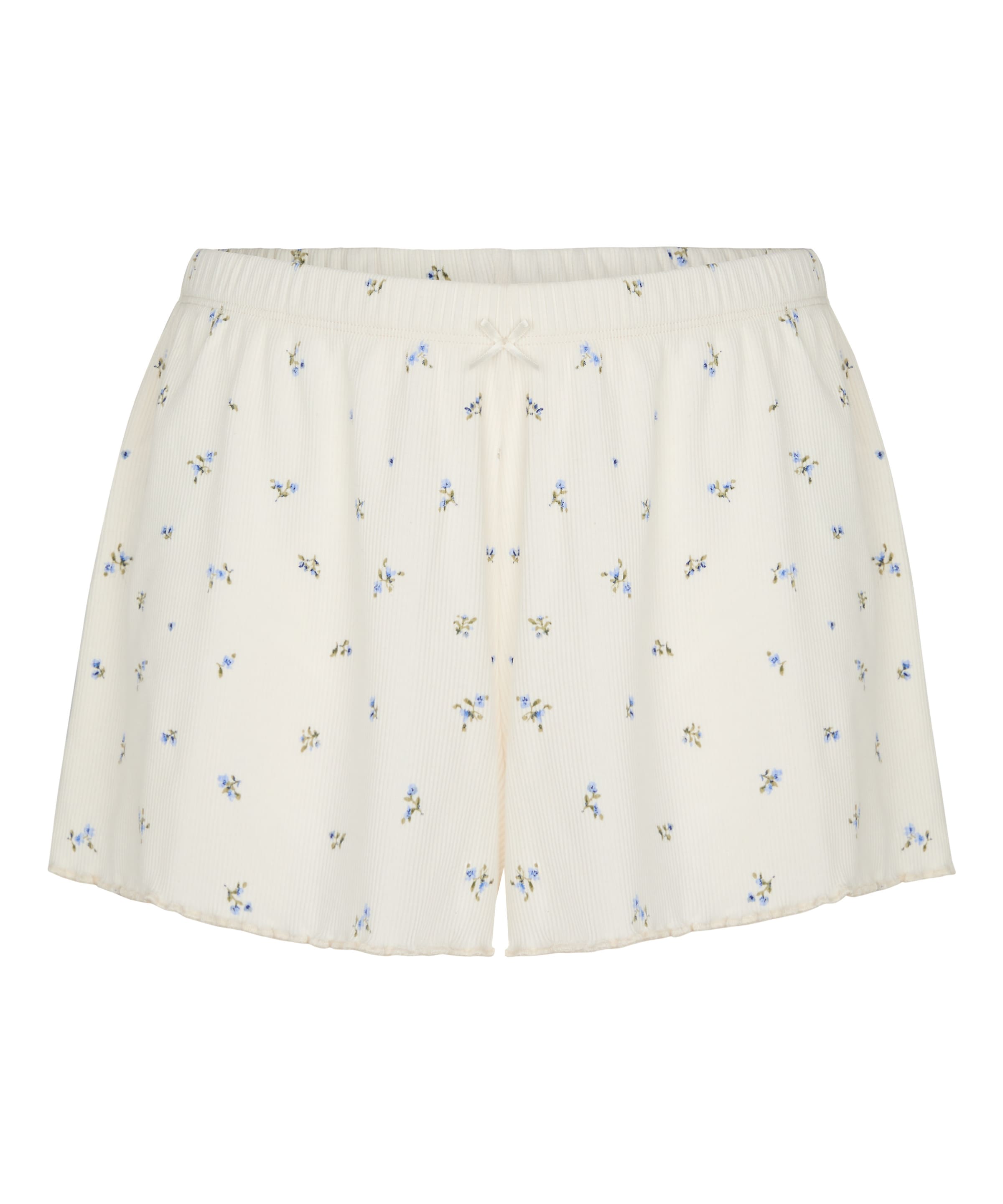 Hunkemöller Pajama Pants in Blue / Pastel blue / Olive / White, Item view