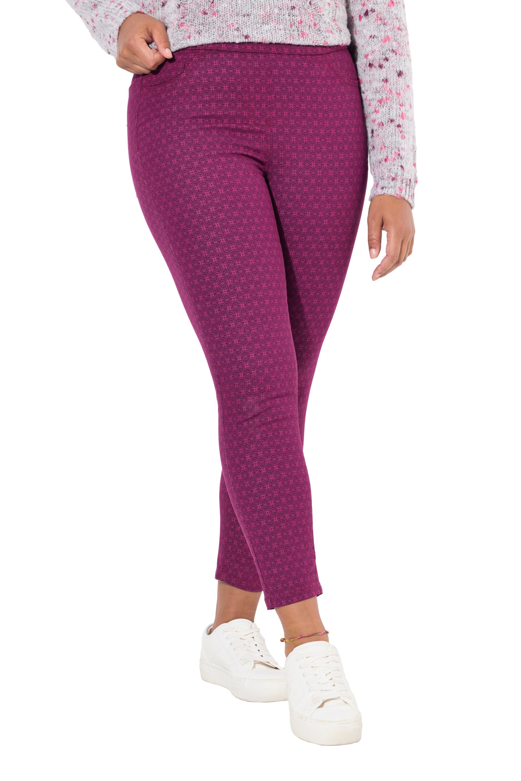 Janet & Joyce Slimfit Jeggings in Lila: voorkant