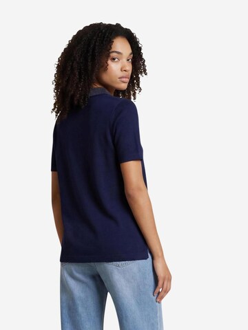 Maglietta 'SS RHINESTONES POLO STORMI SWT W6GR03 Z0583' di GUESS in blu