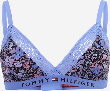 Tommy Hilfiger Underwear Triangle Bra in Blue: front