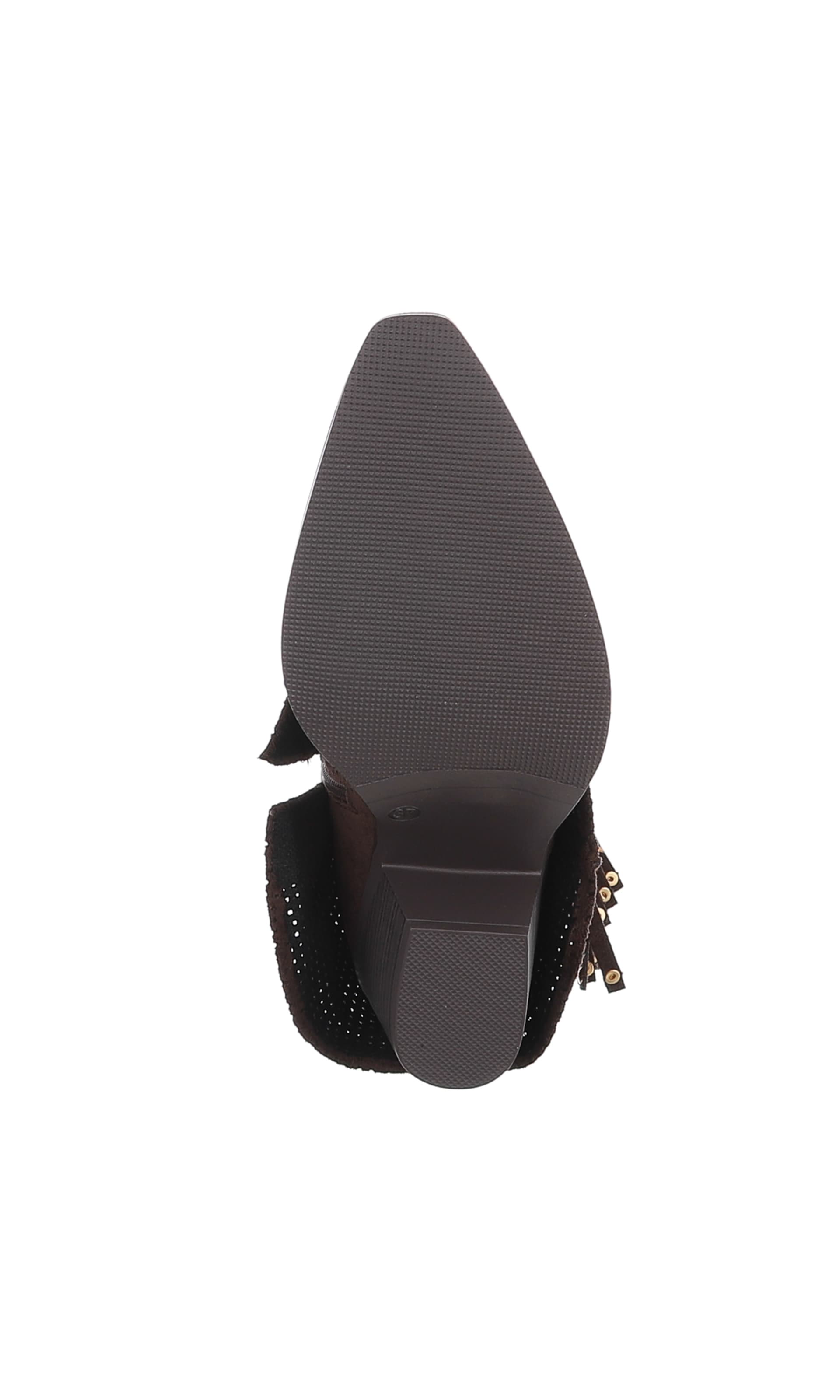 Ital-Design Cowboystiefel in Braun